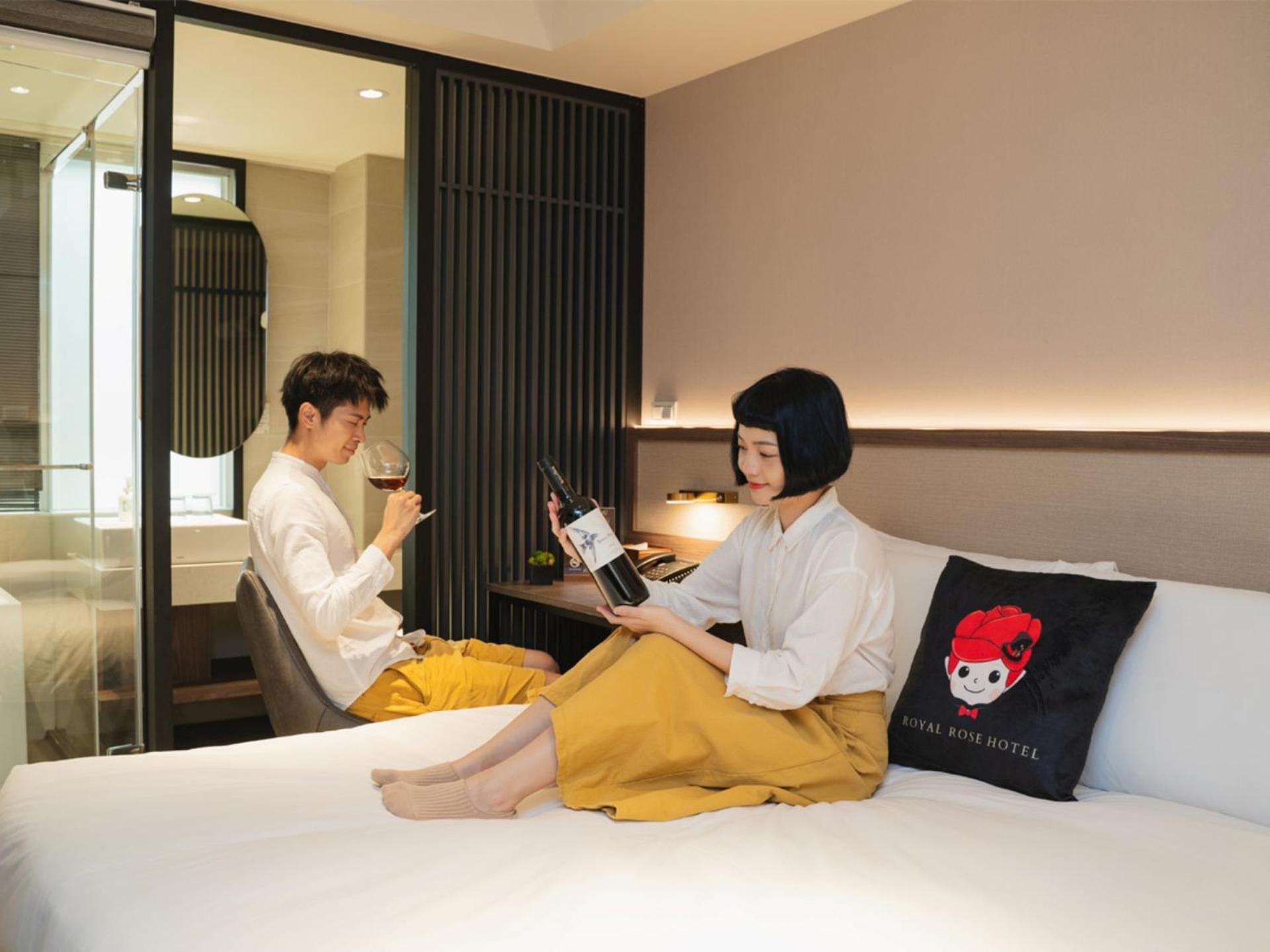 Royal Rose Hotel Linsen Taipeh Zimmer foto